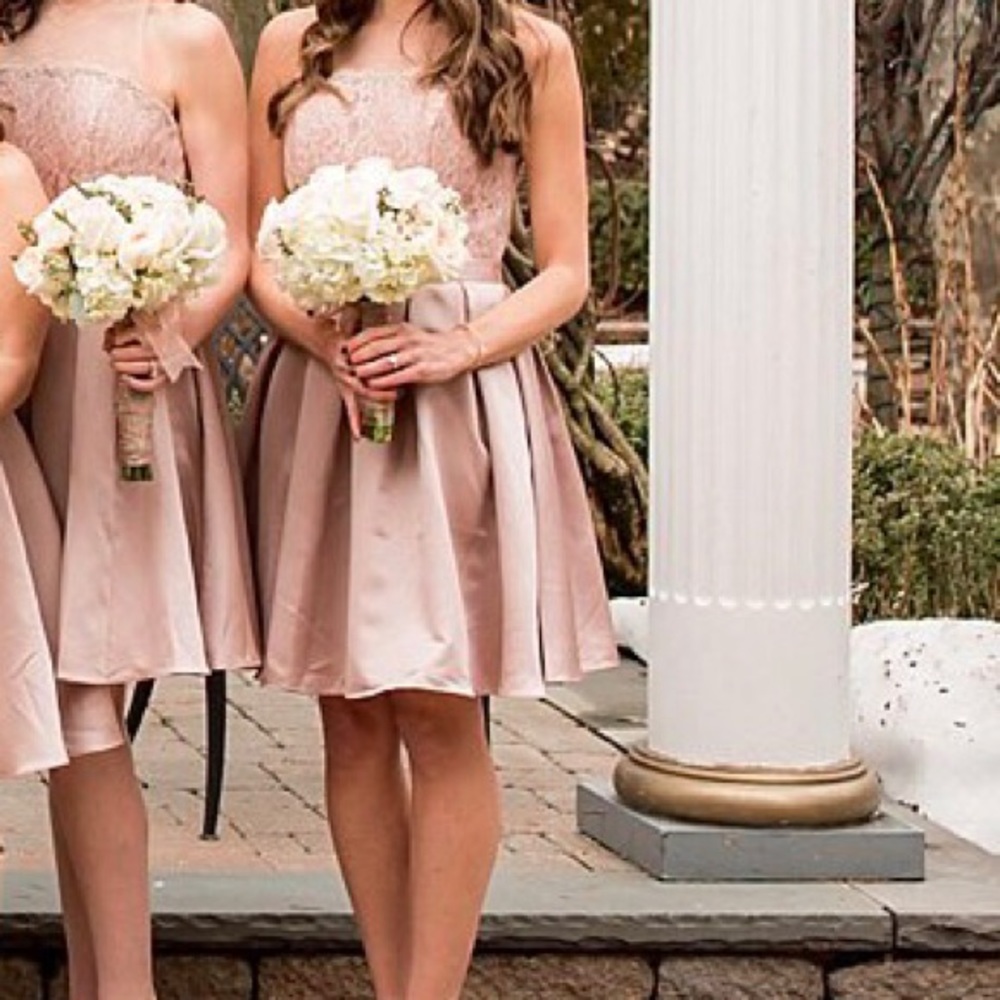 Buff/pink Dress